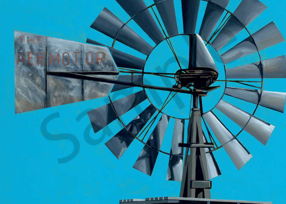 Windmill paintings by John R. Lowery for sale as art prints.