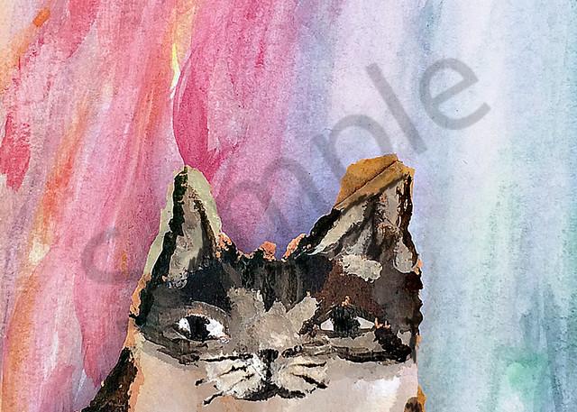 Kitten From the Happy Surprises Collection by Marie Stephens Art