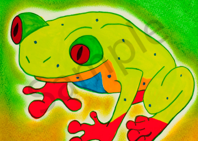 Tree Frog 5x7 Art | arteparalavida