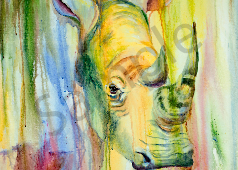 Rhino Of Timbavati Art | J. Medeiros Fine Art
