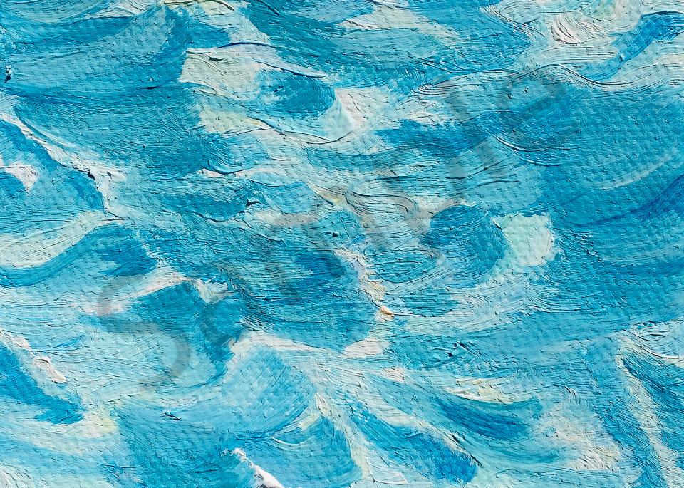 Shop Blue Water Canvas, Metal, Fine Art Paper Prints by Artist Marie Stephens Art