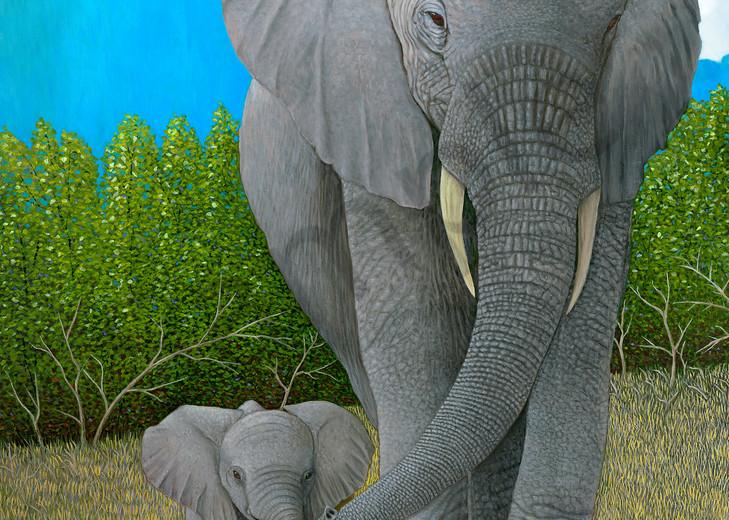 Elephants Art | Frank Trozzo