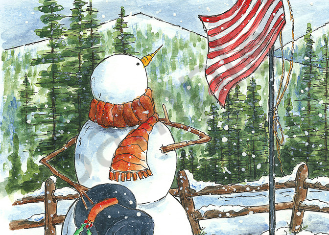 Snowman 1 Art | Cincy Artwork