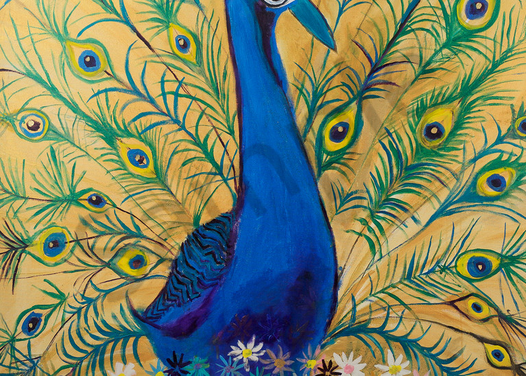 Blossoming Peacock Art | DuggArt