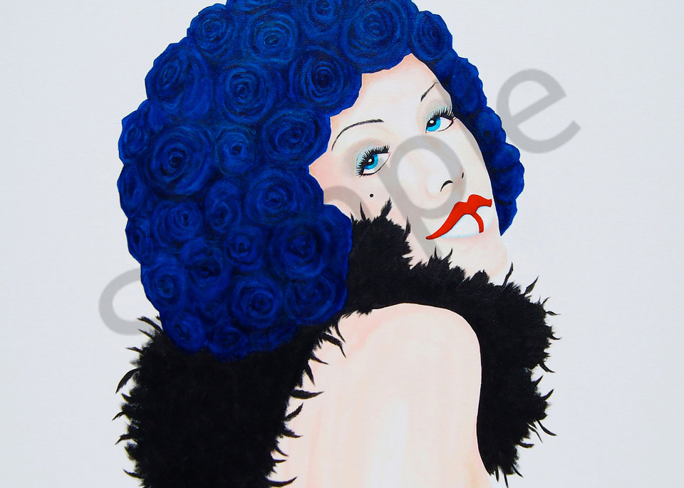 Bouquet, Bleu, art, artist, Clay, Crafton