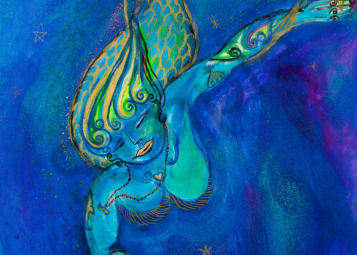 Zen Mermaid Art | DuggArt