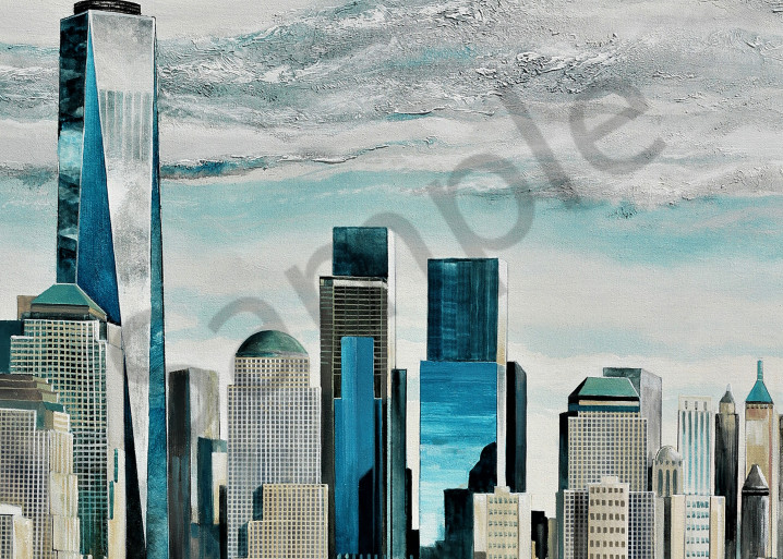 New York City Skyline Art | John Blowers Art