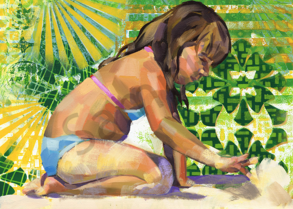 Fine Art Print: Caribbean Beach Scene V Art | Bianca Berends
