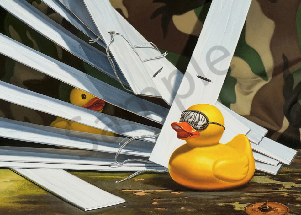 "Duck Blind" print by Kevin Grass