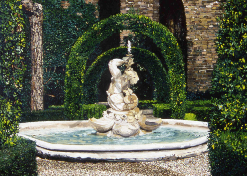 Fountain At The Vatican, Rome, Italy Art | Karla Roberson Man