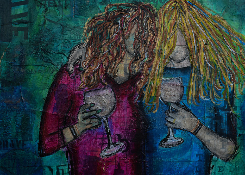Wine = Truth Art | Kristen Chen Art