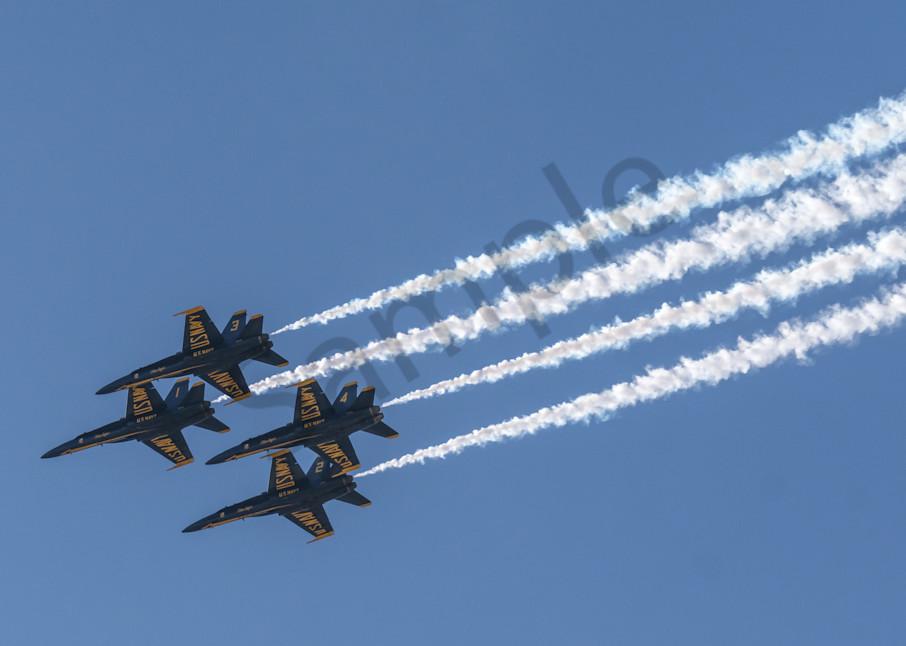 Blue Angels Diamond Formation Fly-by