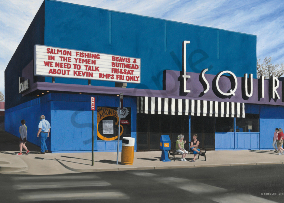 Afternoon at the Esquire | Oil Painting | Fine Art Prints