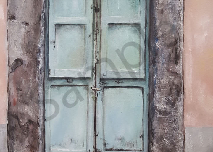 Italian Door Viterbo Painting