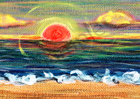 Sunscape Art | Color In Happy