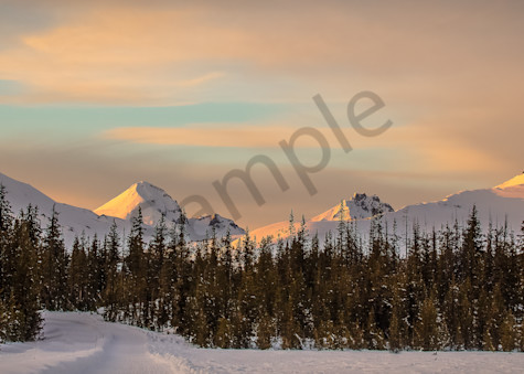 Cascade Mountains Sunset   Wide Photography Art | Barb Gonzalez Photography
