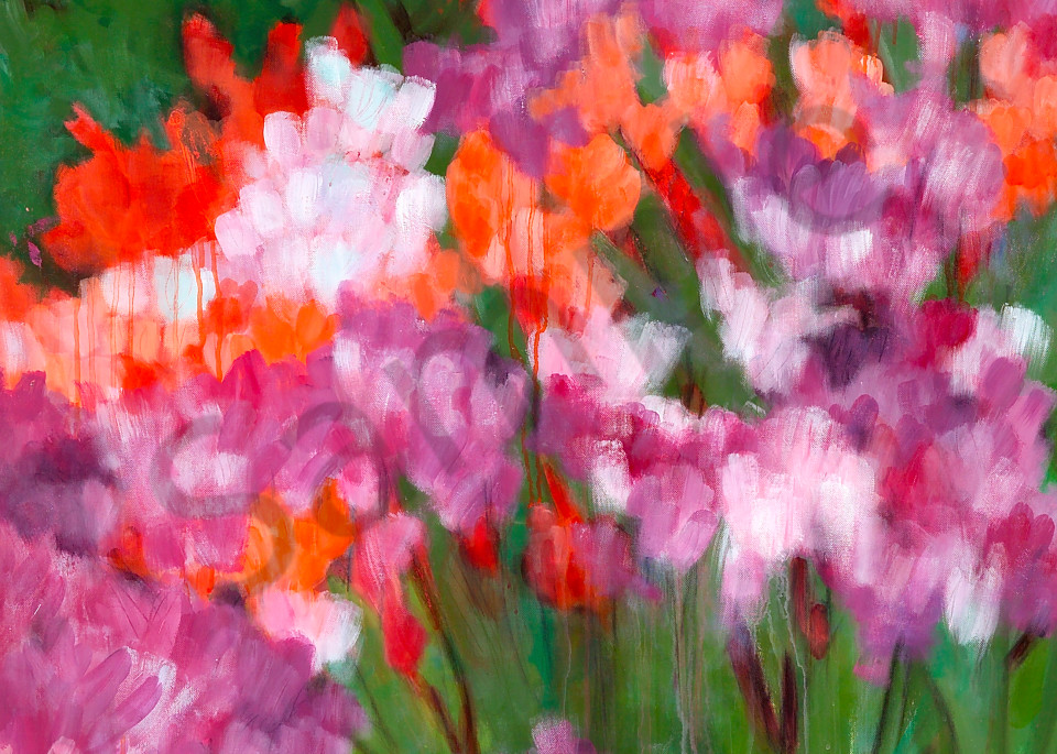Tiptoe Through The Tulips Art | Jackie Braden  Fine Art