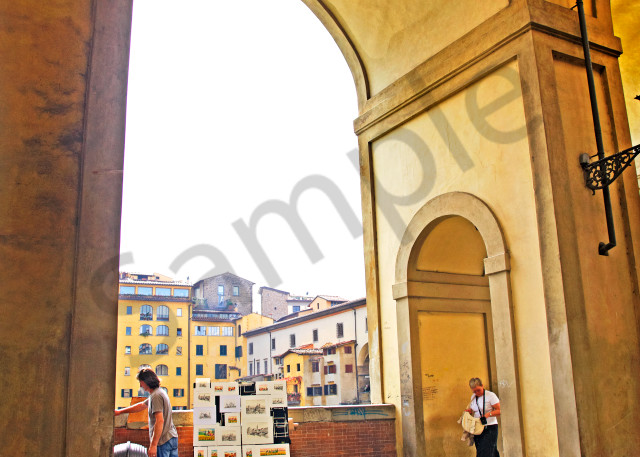 Shop for Florence, Italy Photographic Art | Artist under Ponte Vecchio 