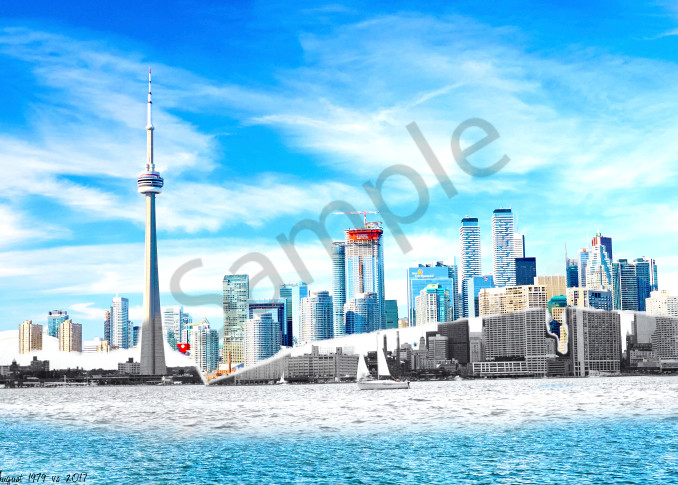 Present Past - Toronto Harbour & Skyline