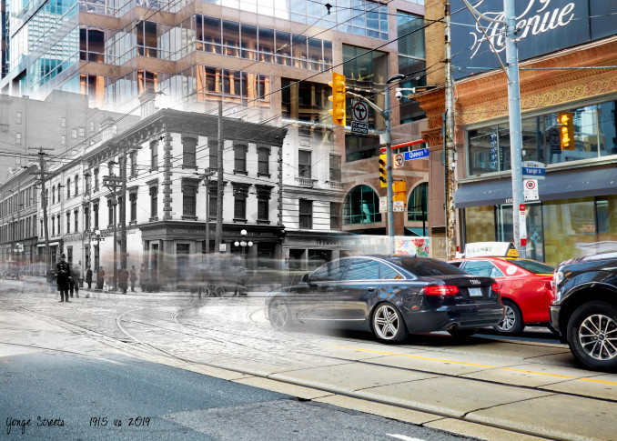 Past Present - Queen at Yonge Sts