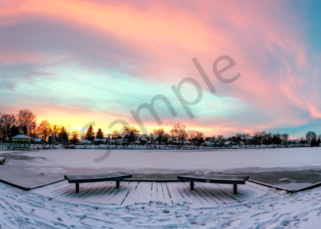 Symmetrical Sunset Photography Art | Trevor Pottelberg Photography