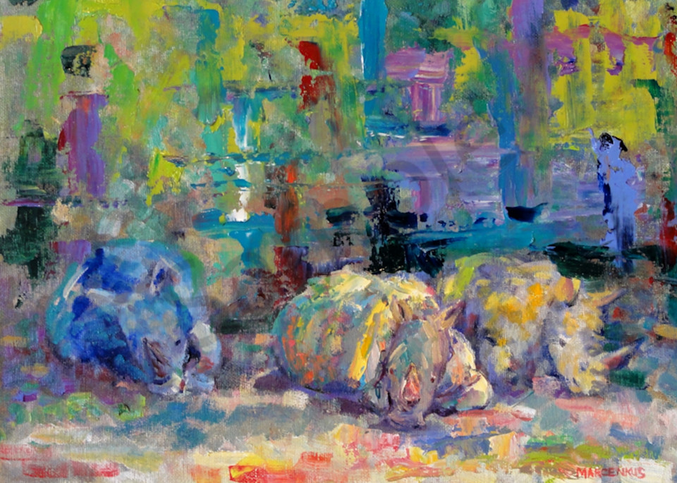 Rhino Siesta Art | Al Marcenkus Art, LLC