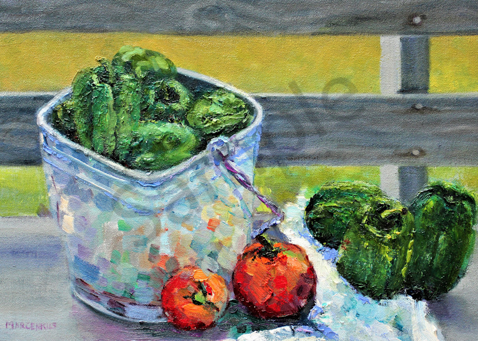 Tomatos And Green Peppers Art | Al Marcenkus Art, LLC