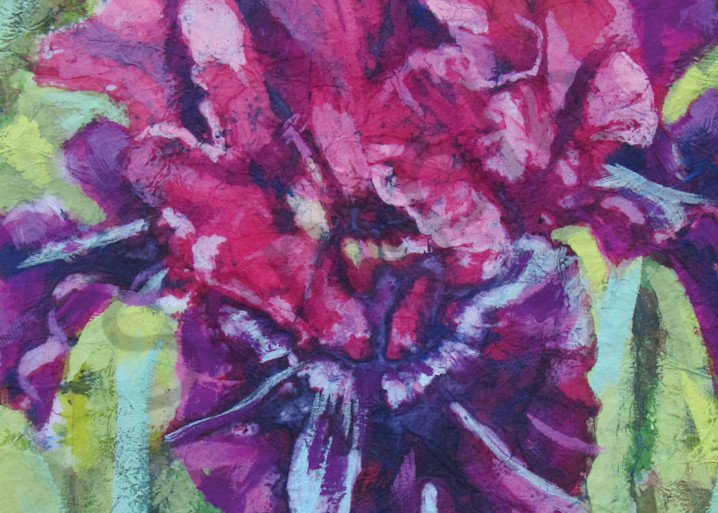 Purple Iris Art | Strickly Art