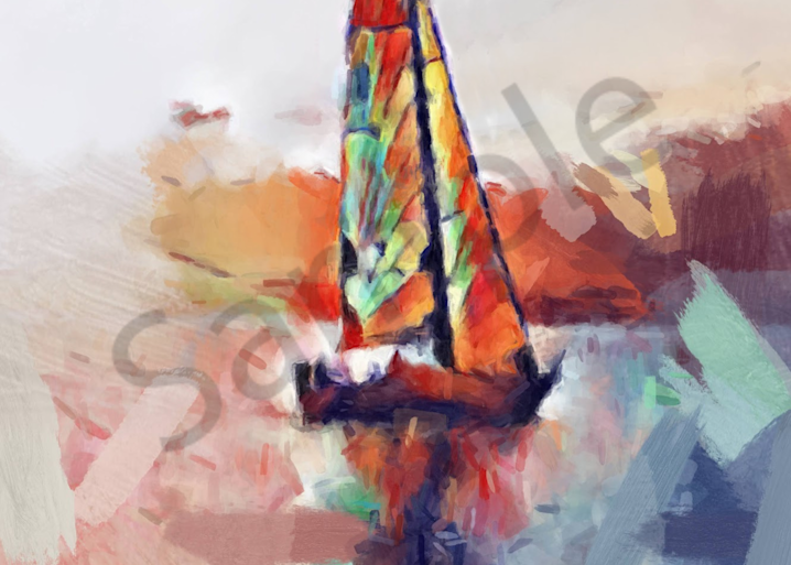 Sailing Sunset Art | Windhorse