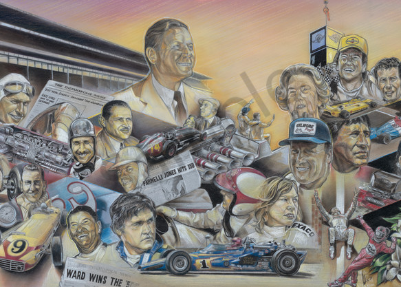 2020 Indianapolis 500 Cover Art
