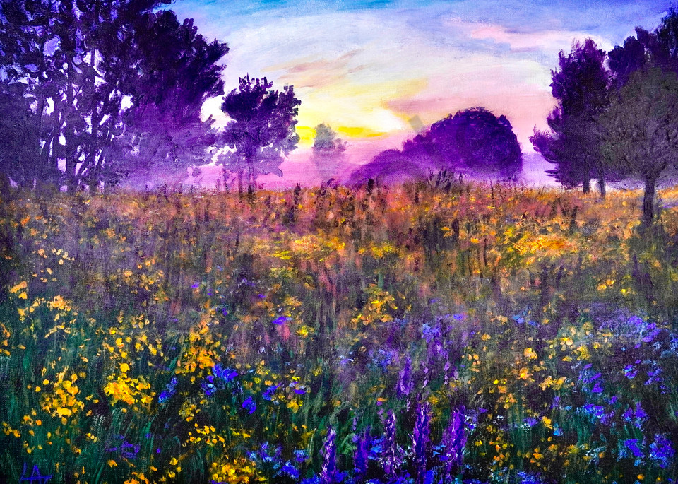 Meadow In A Mist Art | Lee Ann Zirbes ARTIST