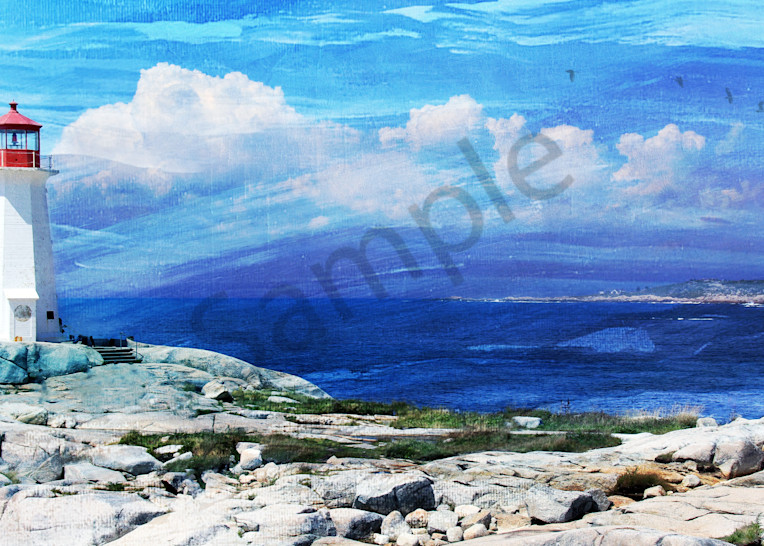 Peggys Cove Lighthouse Photography Art | Michael G. Stanford Photography INC