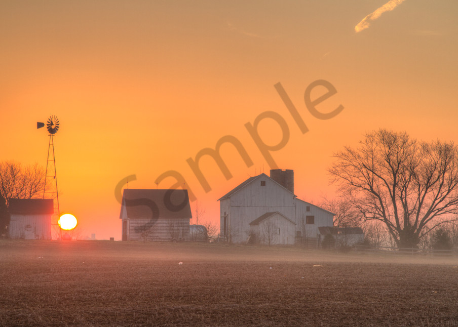 Orange Farm Sunrise Photography Art | Joe Ladendorf Photography and Workshops