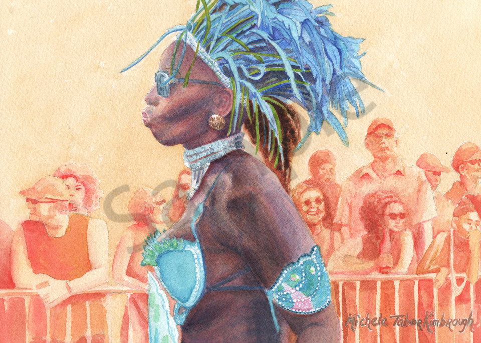 16. Mer Queen S Guardian   Crucian Carnival Series Xvi Art | Michele Tabor Kimbrough
