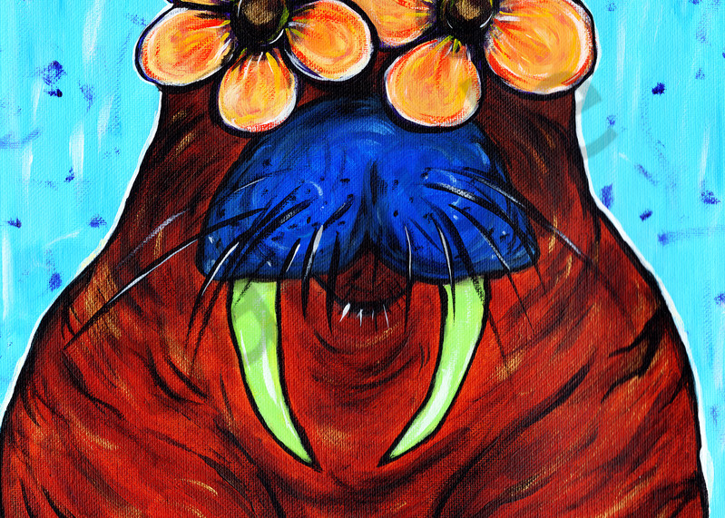 The Walrus Art | Color In Happy