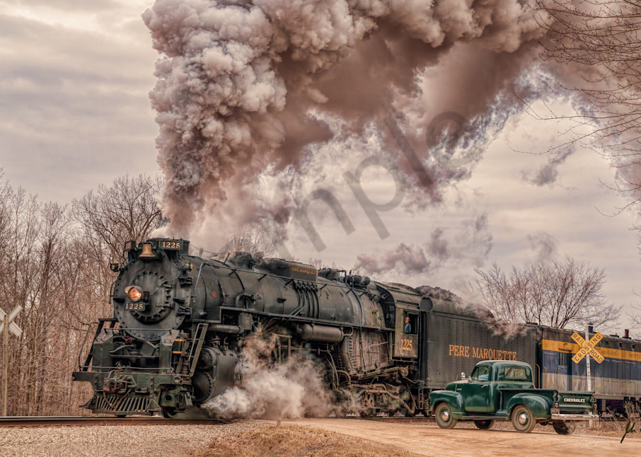 51 Chevy Waiting For The Pere Marquette #1225 No. 1 Photography Art | johnkennington