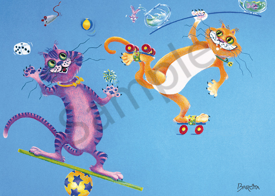 Juggle Cats Art | CREATION'S JOURNEY