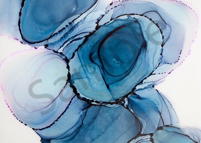 Blue Ink 2 Big Art | Cincy Artwork