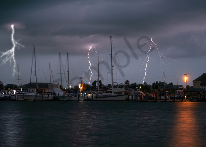 Rockport Harbor Storm Photography Art | John Martell Photography