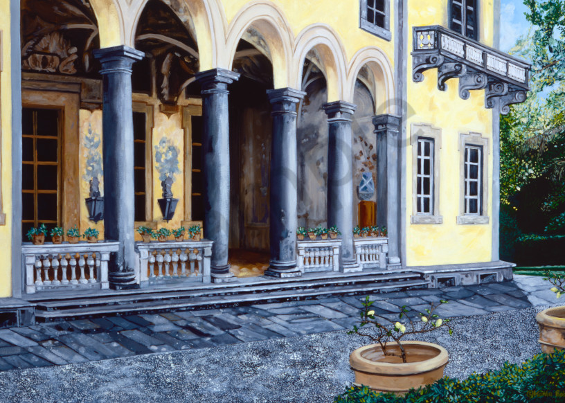 Arches And Lemon Trees, Lucca, Italy Art | Karla Roberson Man