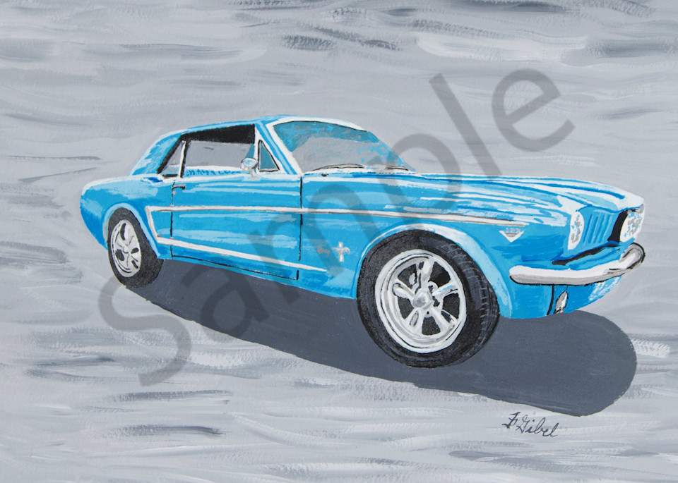 Print   Ford Mustang Hardtop Art | Francine's Fine Art, a division of Gibel and Associates Ltd.