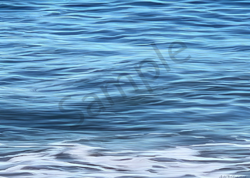 "Abstract Wave Series 3 of 4" - digital painting photograph