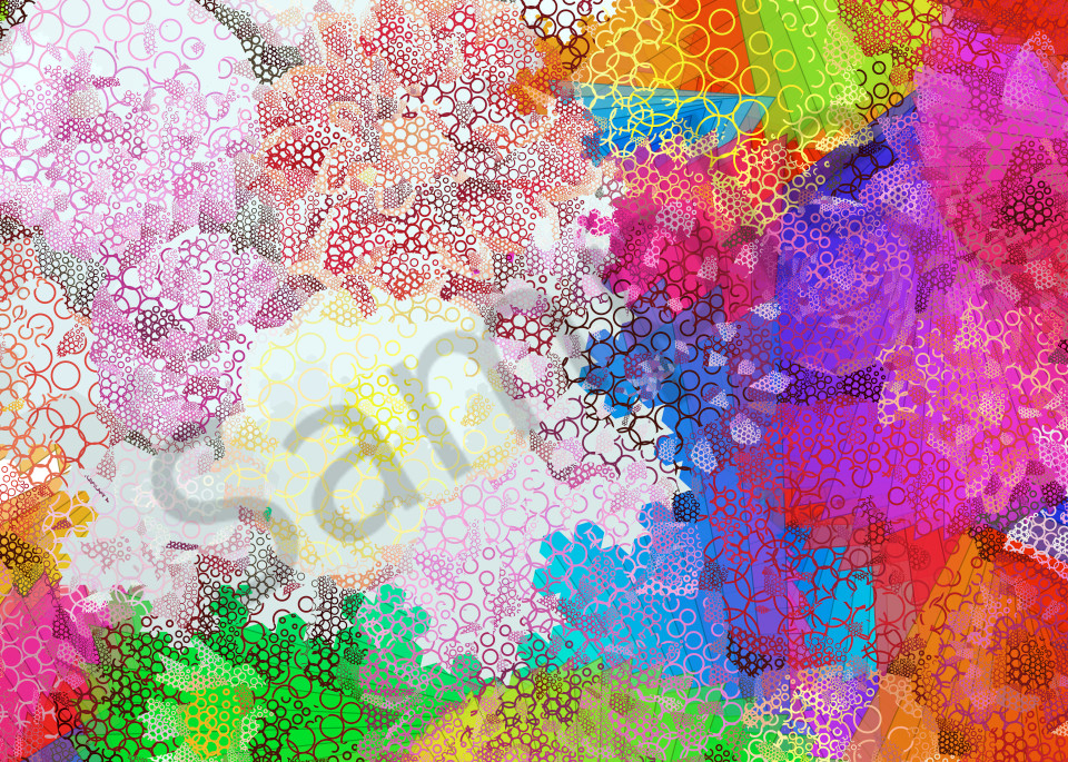 Beautiful Dahlias as art and photographs by Master Algorithmic Artist Peter McClard at BrillianceGallery.com  