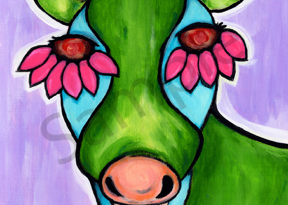 Broccoli The Cow Art | Color In Happy