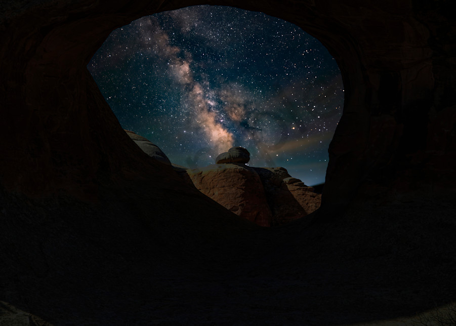 Milky Way through Tunnel Arch 