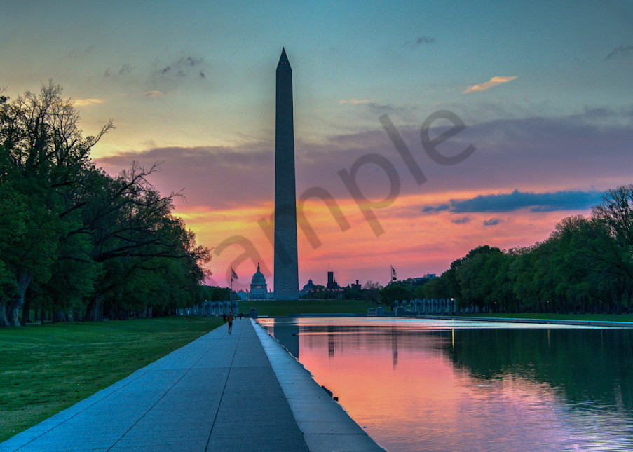 US Capitol and Washington Monument
