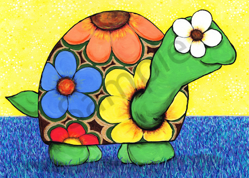 Tula The Turtle Art | Color In Happy