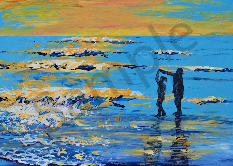 Beach Dance 2 Art | Cindy Williams Ware Art