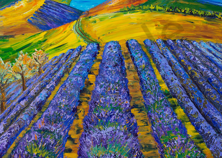 Lavender Vista Art | Cindy Williams Ware Art