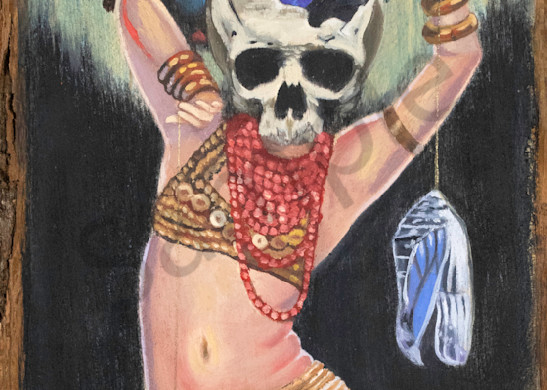 Death Tarot and belly dancer